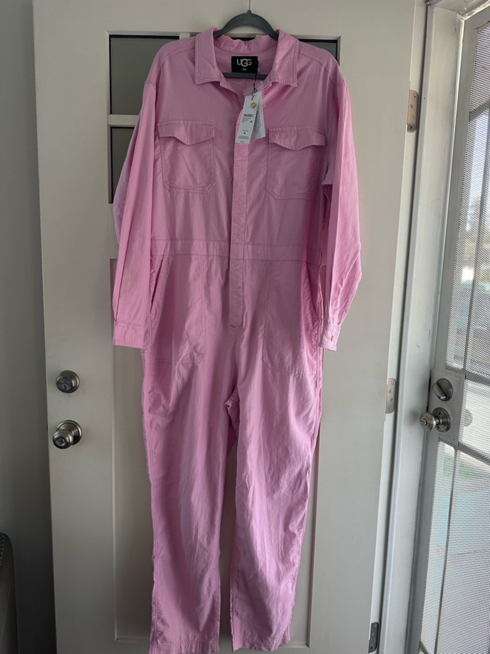 UGG Pink Women's Monroe Coverall Jumpsuit NWT size XL